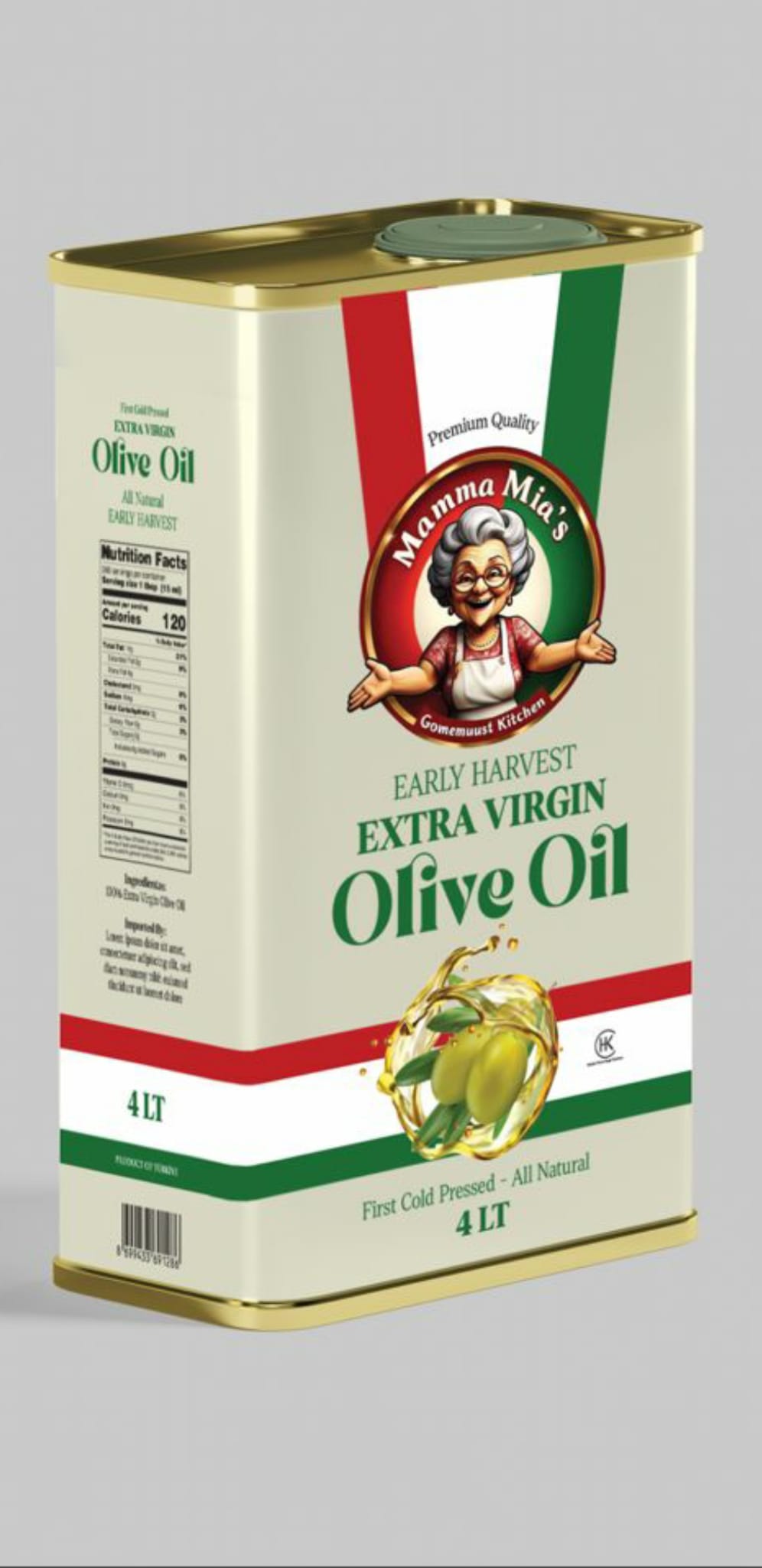 Light Mamma Mia 4-litre tin